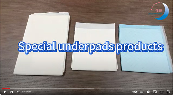 Produk underpad khusus ditampilkan untuk Anda